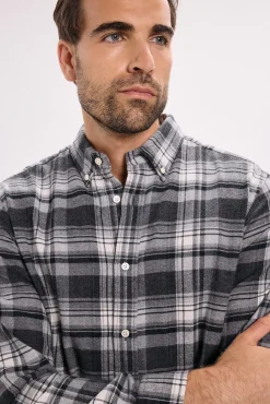 Camisa de manga larga franela