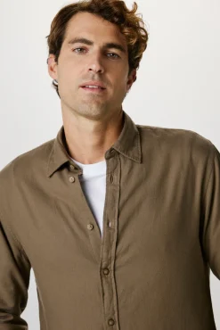 Camisa de manga larga slim fit