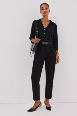 Camisa elástica botones