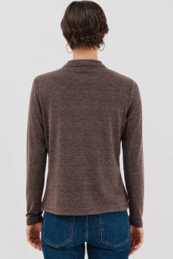 Camisa elástica botones