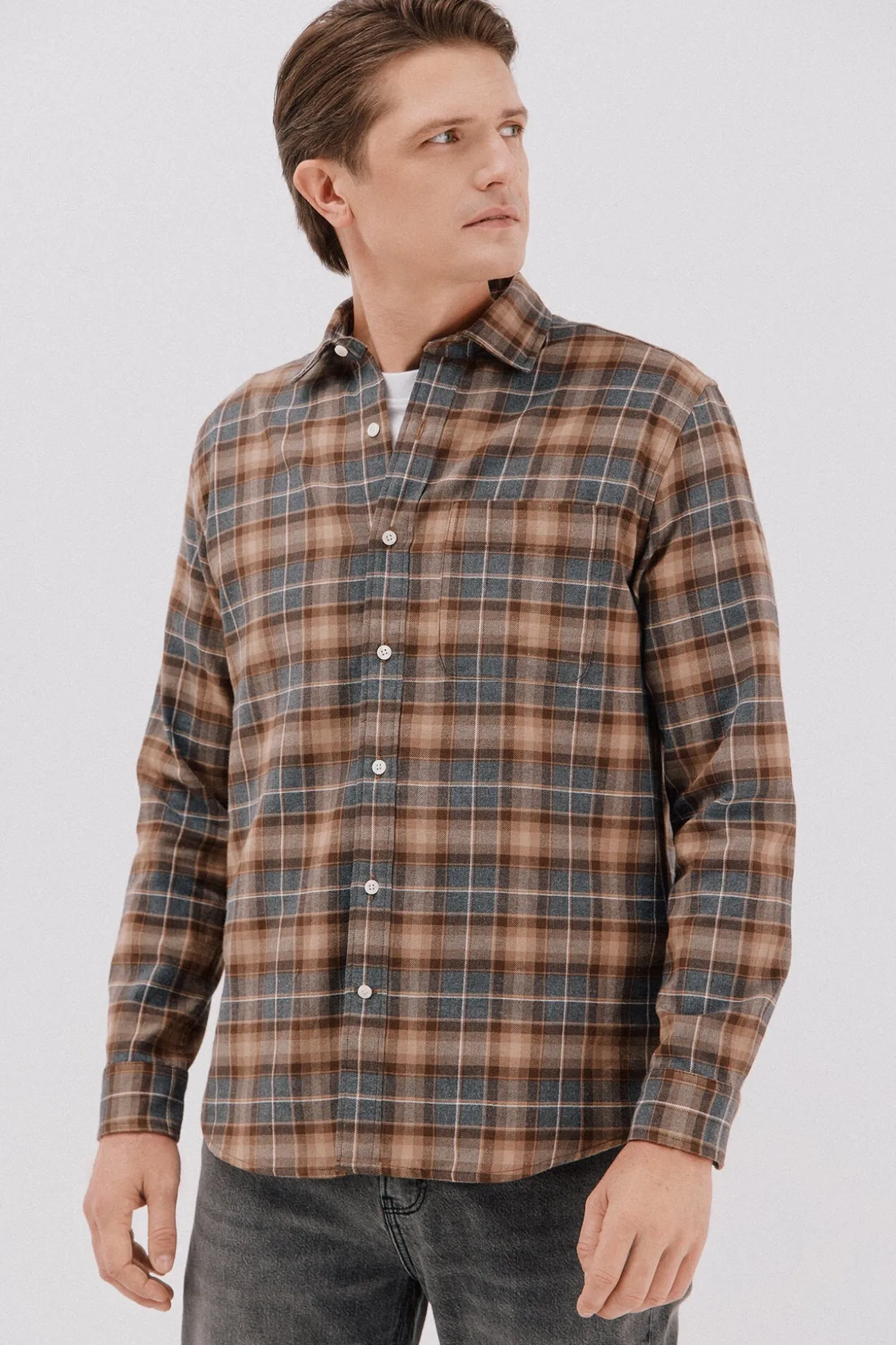 Camisa franela cuadros