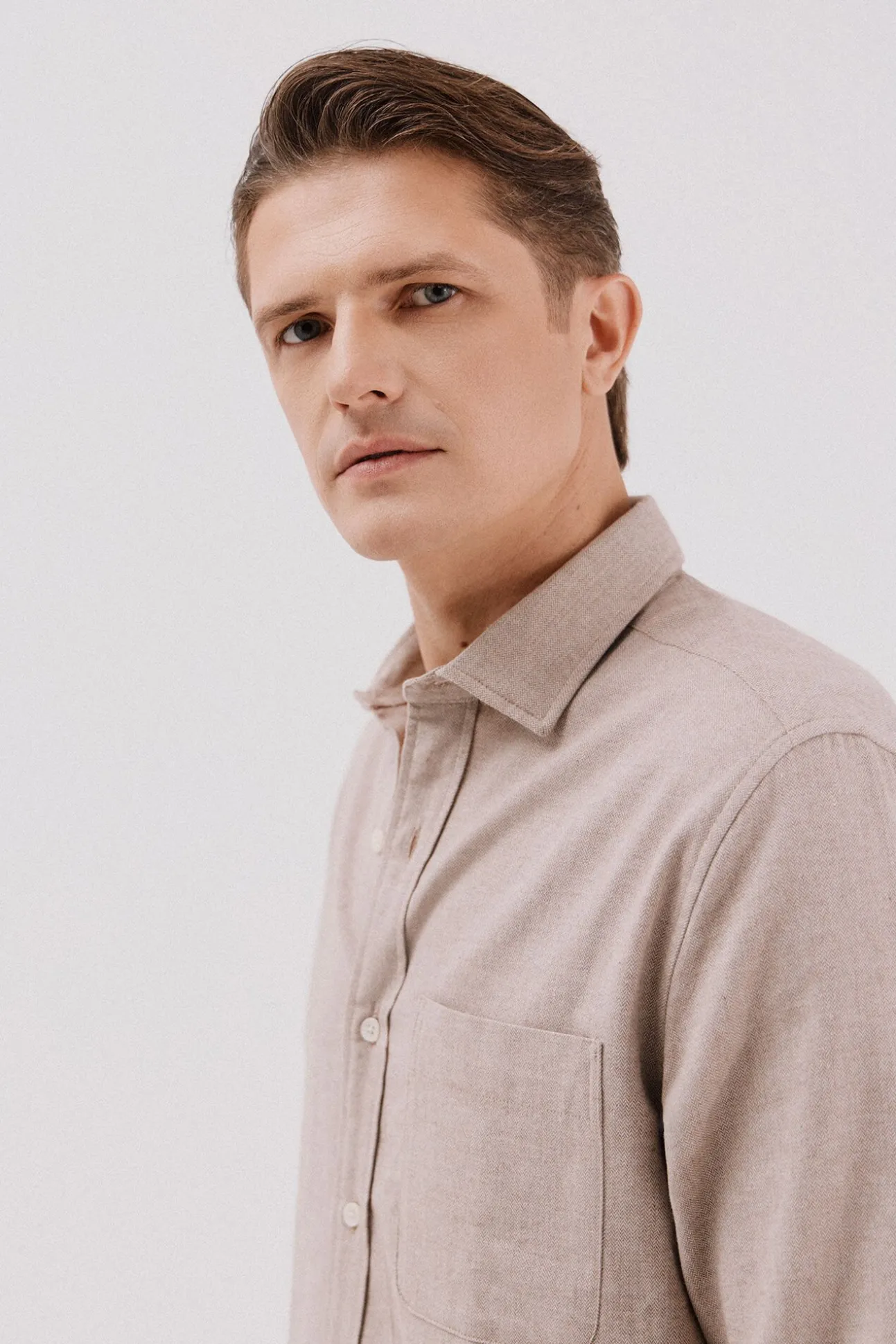 Camisa franela espiga