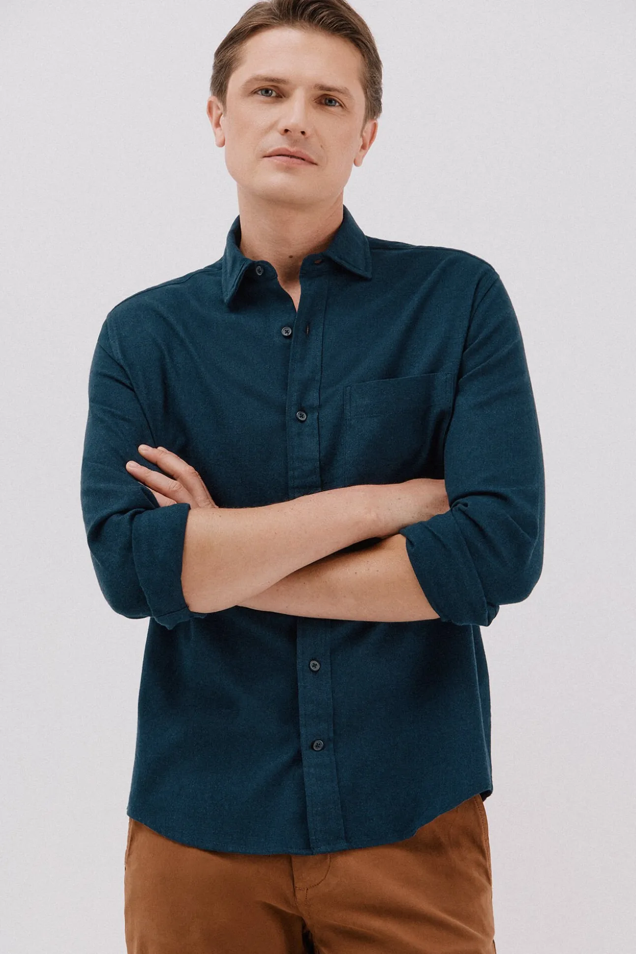 Camisa franela espiga