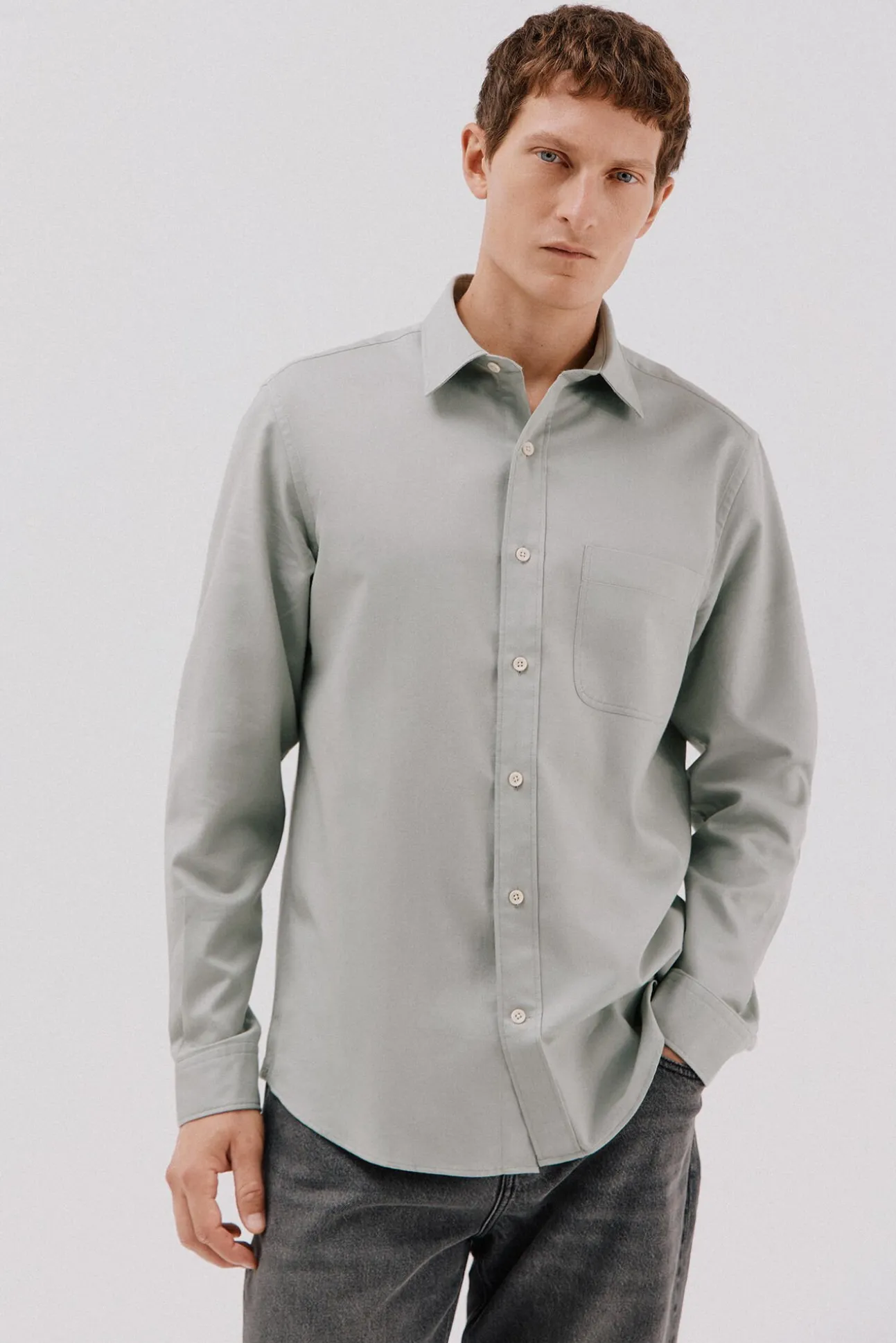 Camisa gabardina Tencel