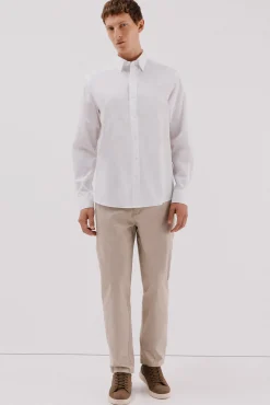Camisa lisa algodón tencel