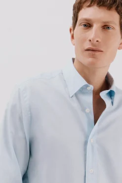 Camisa lisa algodón tencel