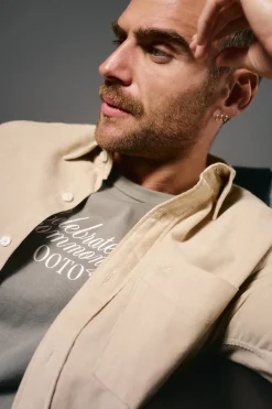 Camisa micropana lisa