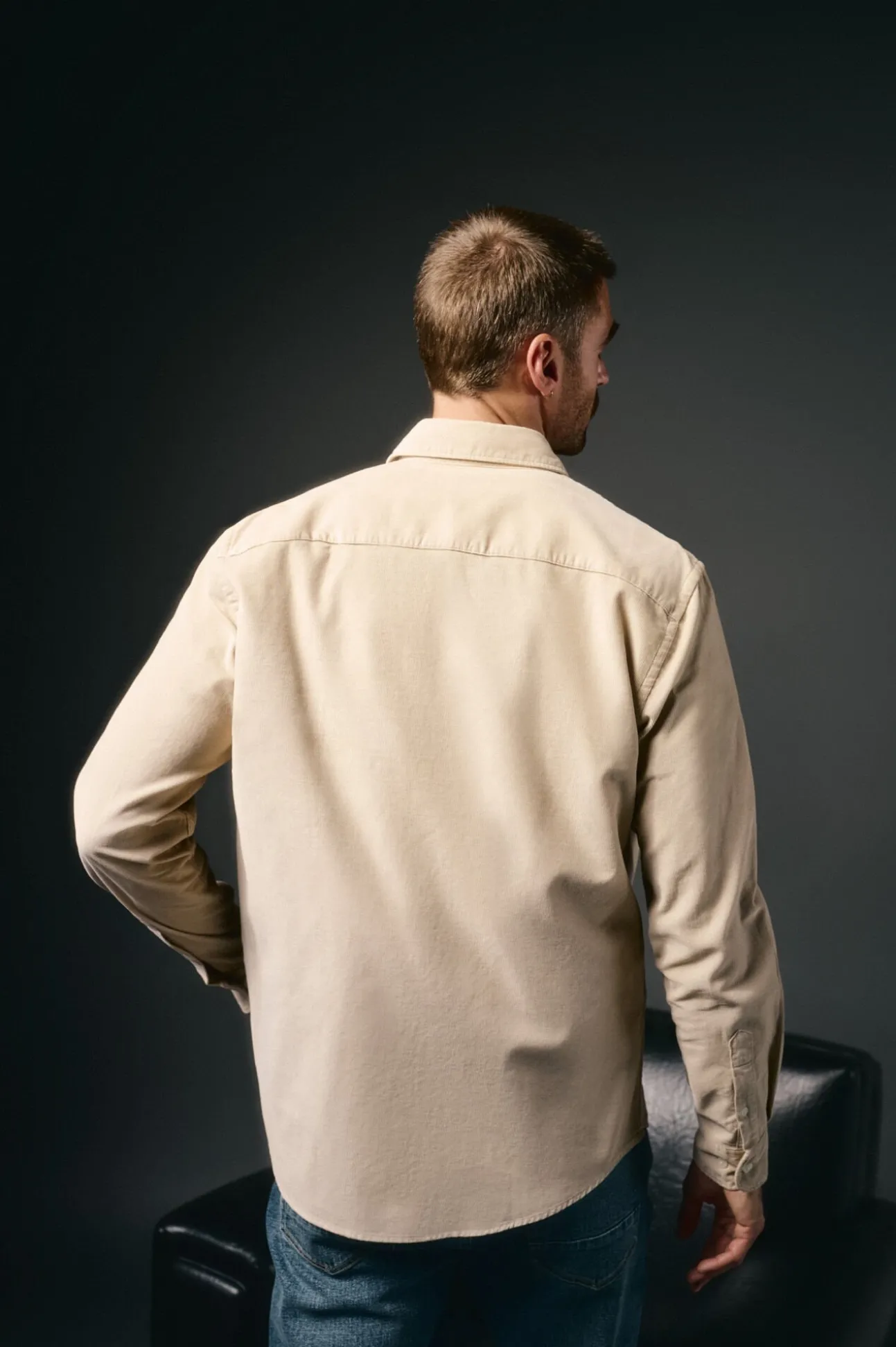 Camisa micropana lisa