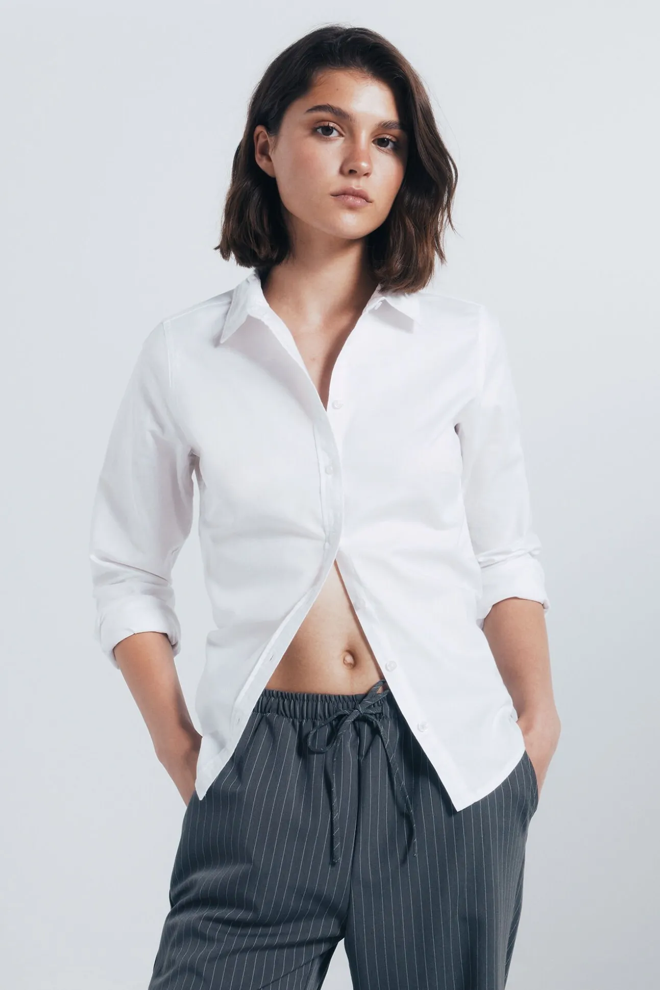 Camisa Oxford algodón