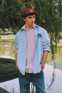 Camisa oxford bordado