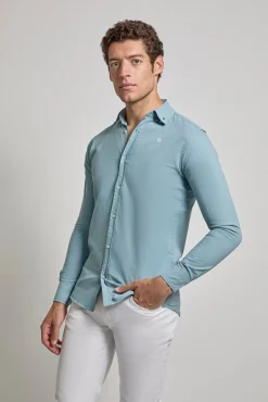 Camisa Oxford con logo