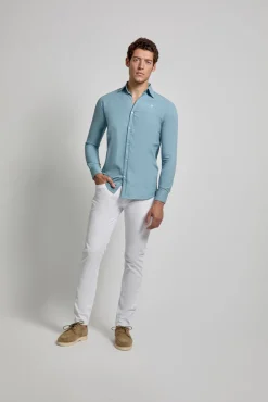 Camisa Oxford con logo