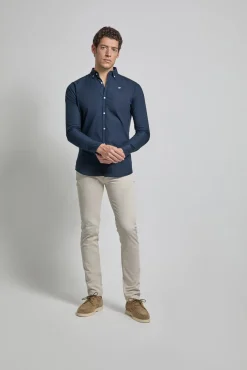 Camisa Oxford con logo