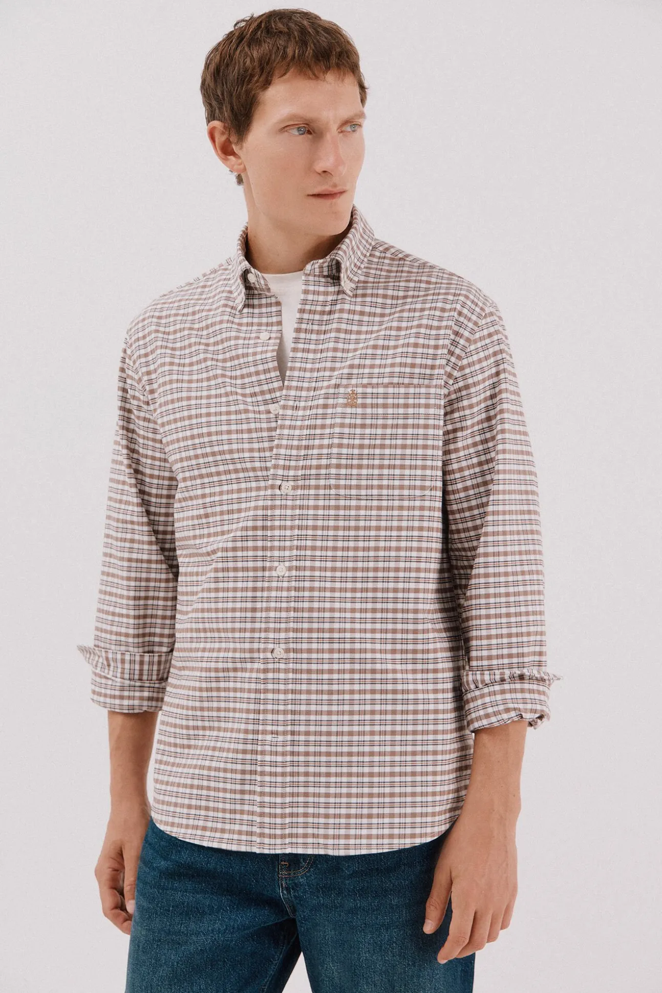 Camisa oxford cuadros