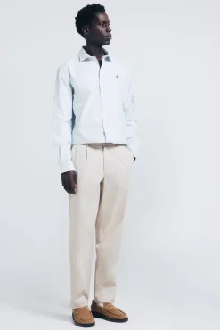 Camisa oxford ligero rayas