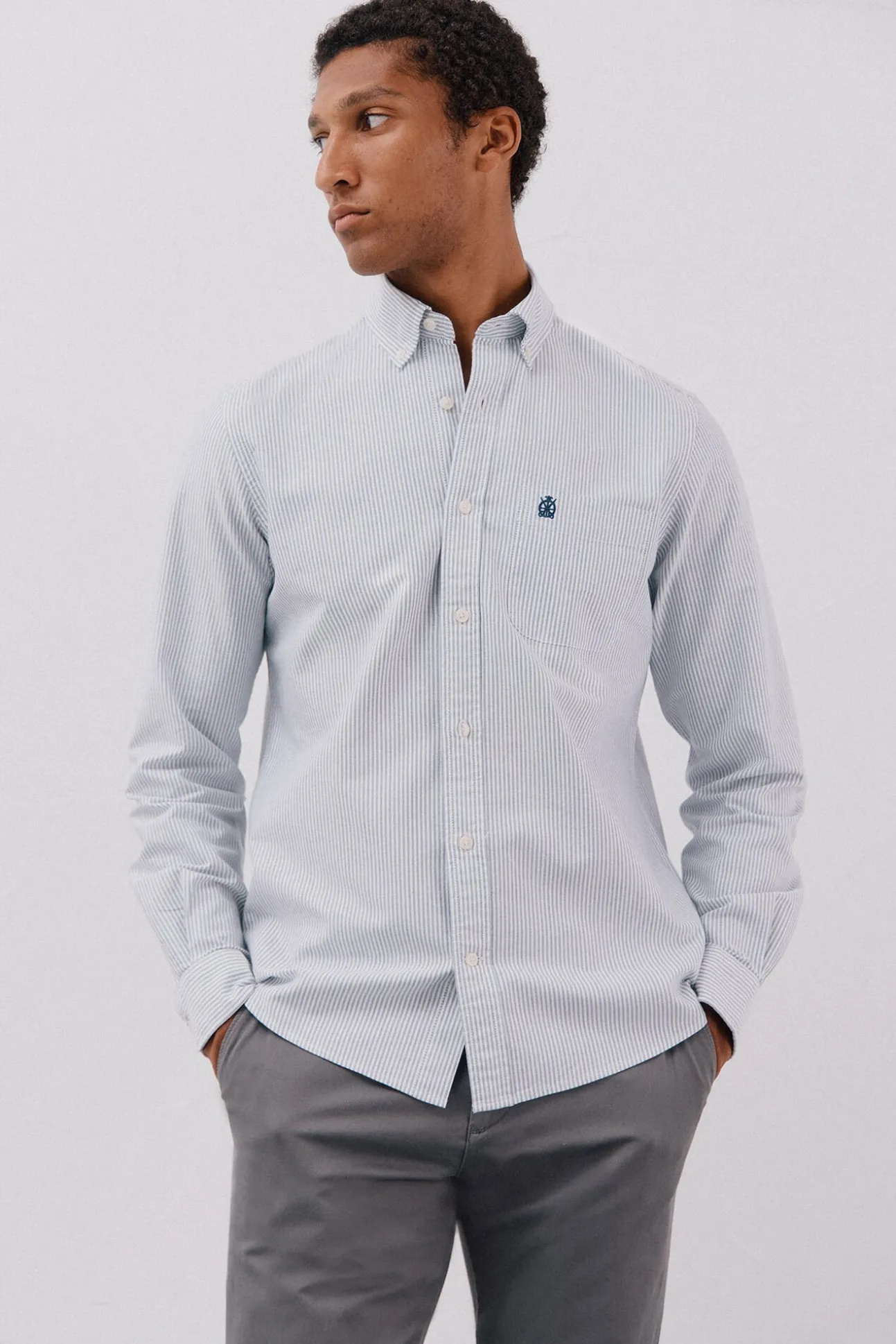 Camisa oxford raya candela