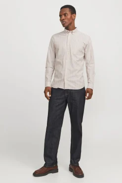 Camisa oxford slim fit