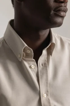 Camisa oxford slim fit