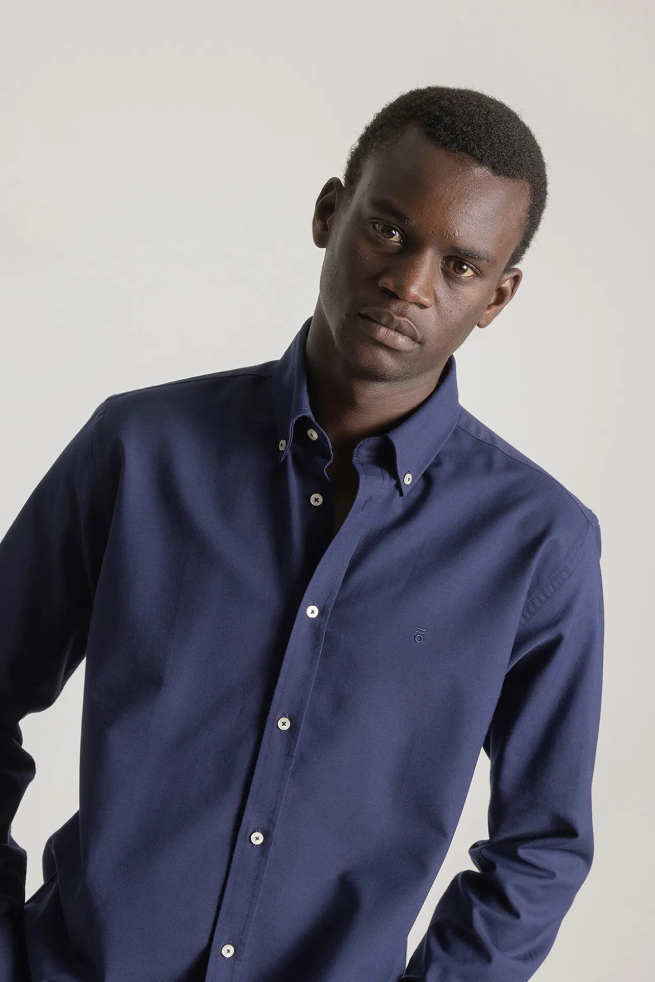 Camisa oxford slim fit