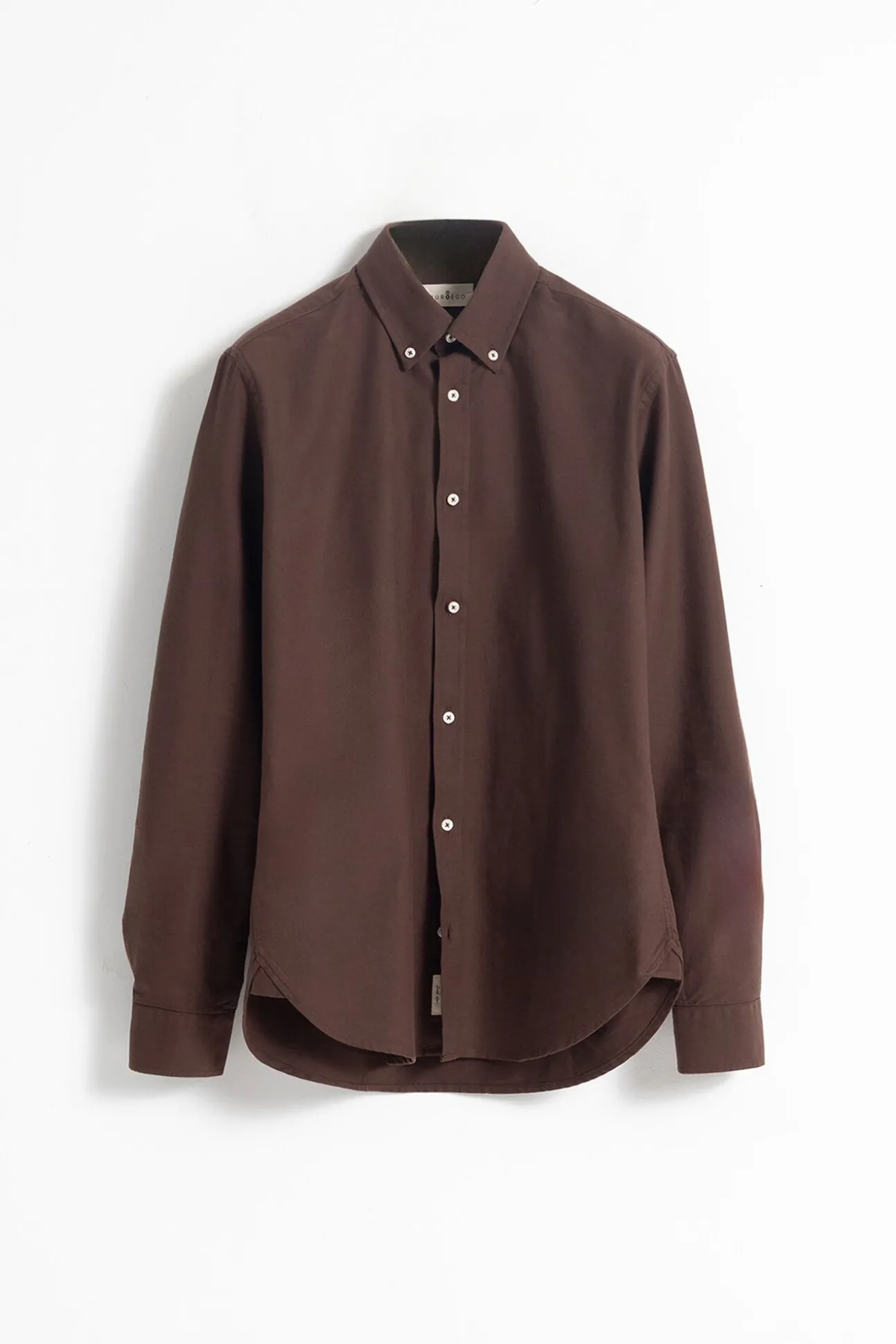 Camisa oxford slim fit algodón