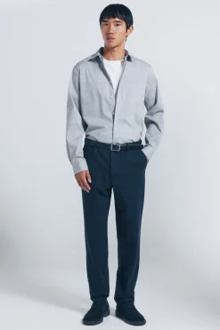 Camisa popelín micro estampado