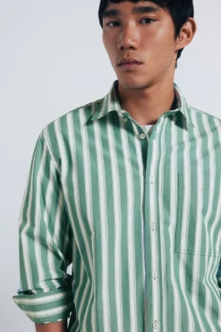Camisa popelín rayas