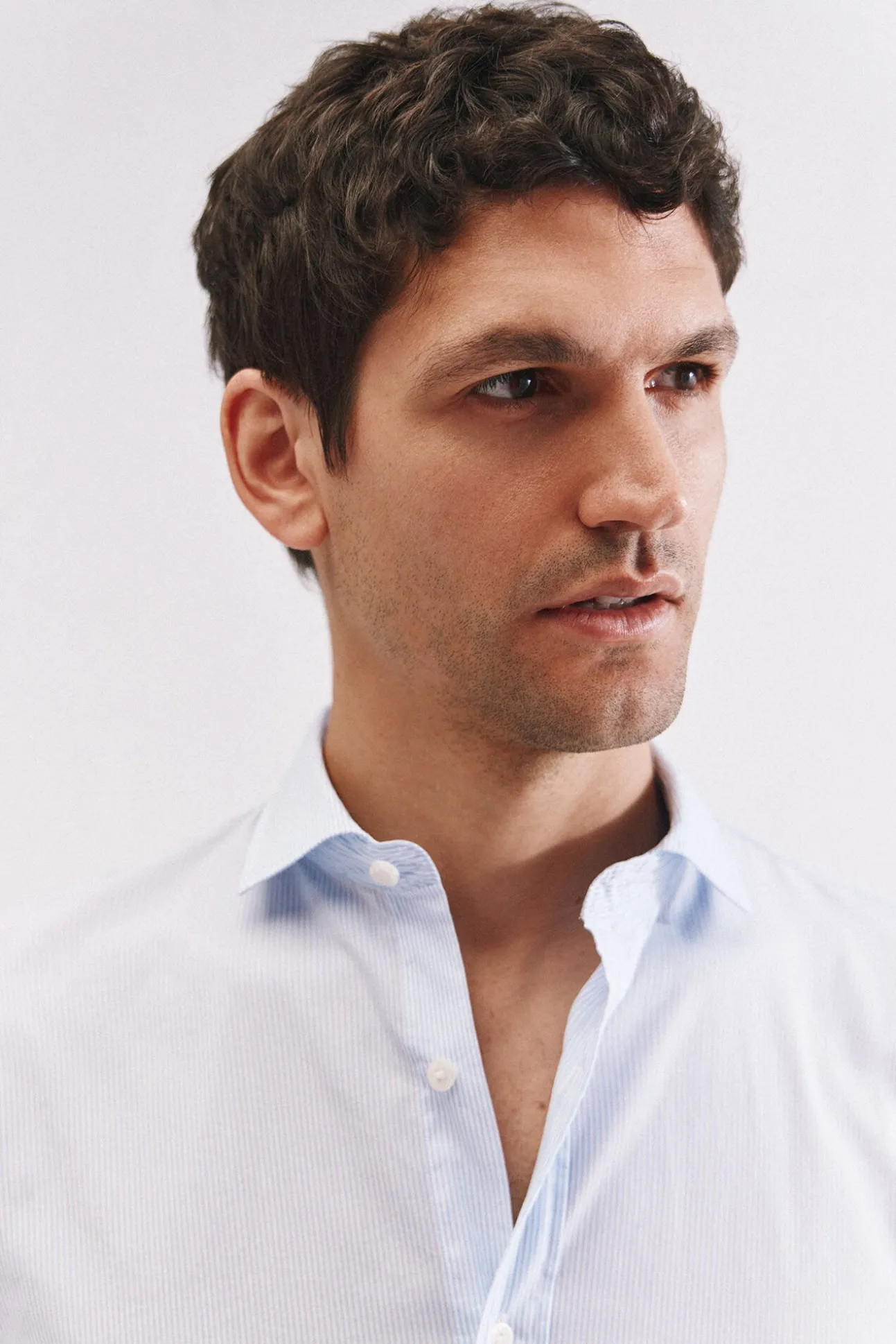 Camisa rayas algodón