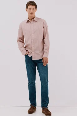 Camisa rayas algodón tencel