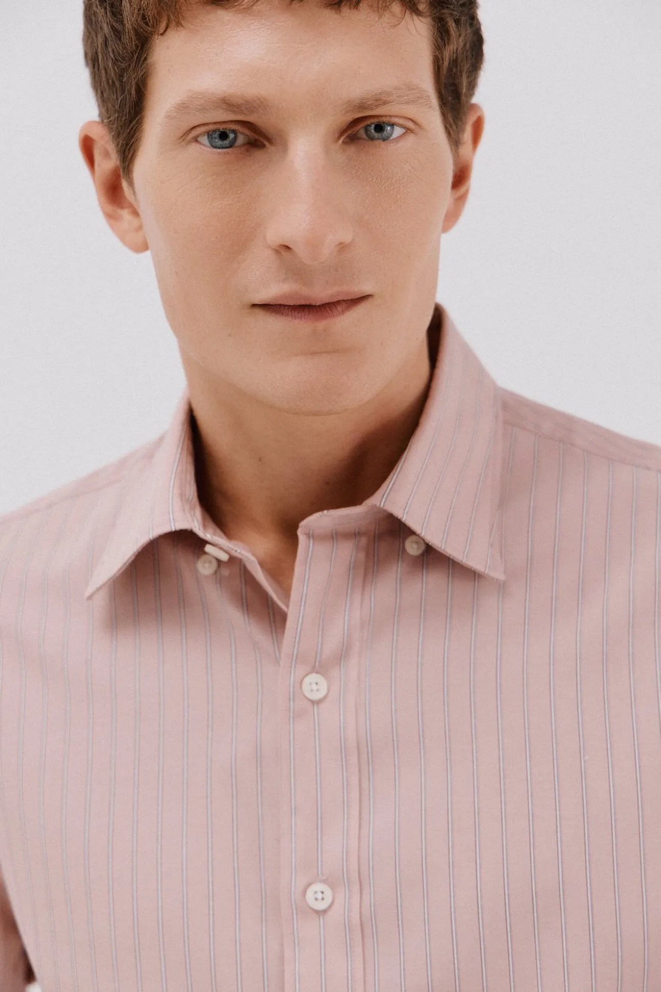 Camisa rayas algodón tencel