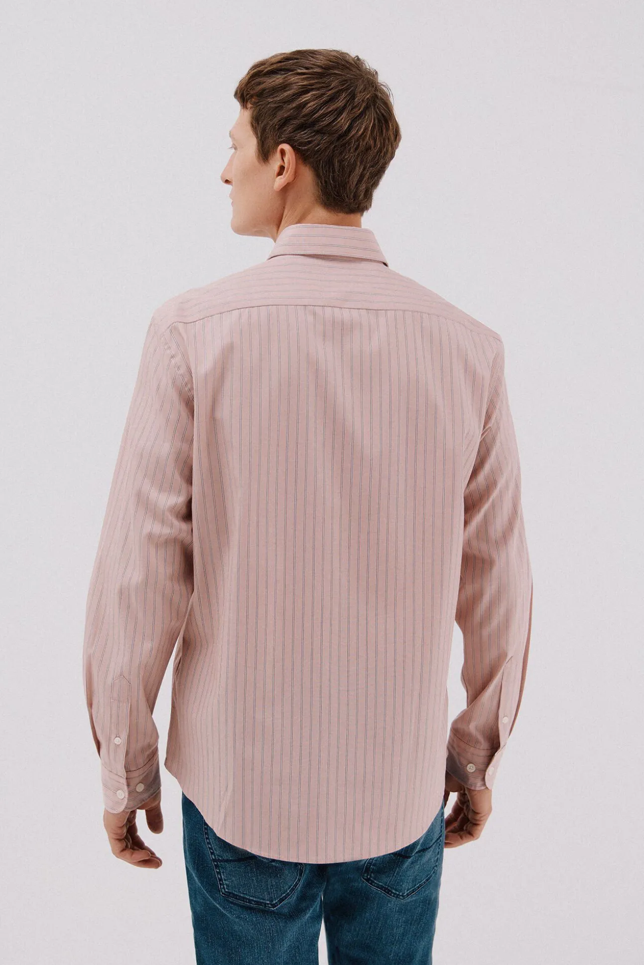 Camisa rayas algodón tencel