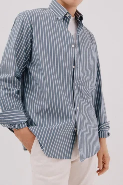 Camisa rayas popelín