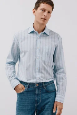 Camisa rayas popelín