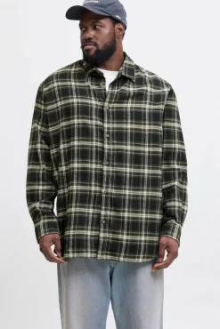 Camisa regular fit cuadros PLUS