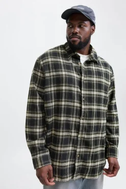 Camisa regular fit cuadros PLUS