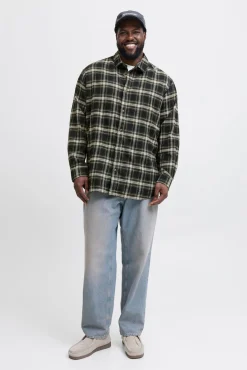 Camisa regular fit cuadros PLUS