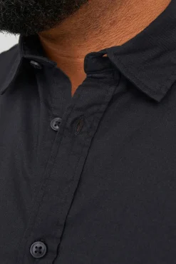 Camisa sarga cuadros loose fit PLUS