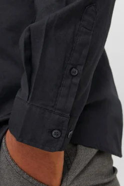 Camisa sarga cuadros loose fit PLUS