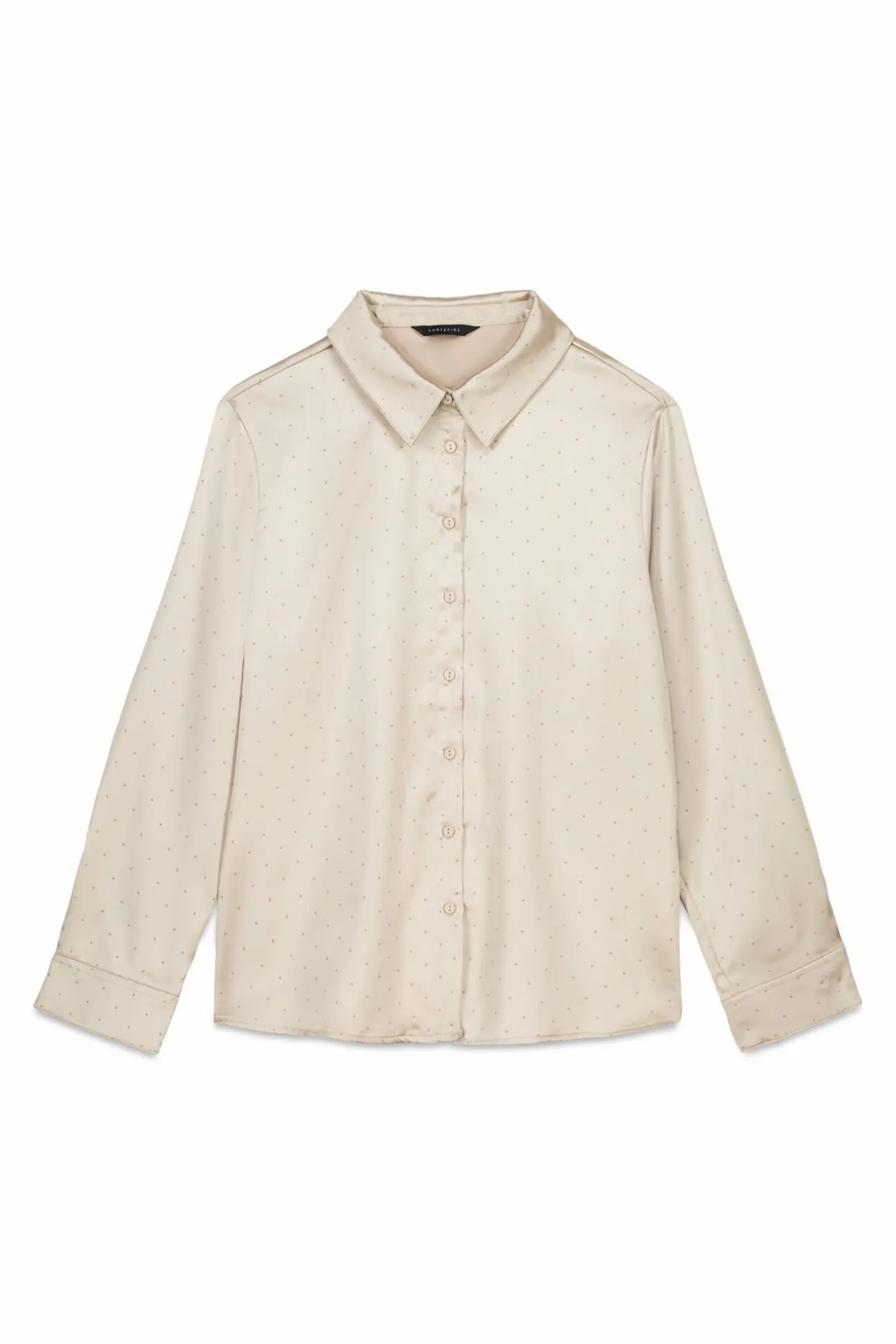 Camisa satinada brillos