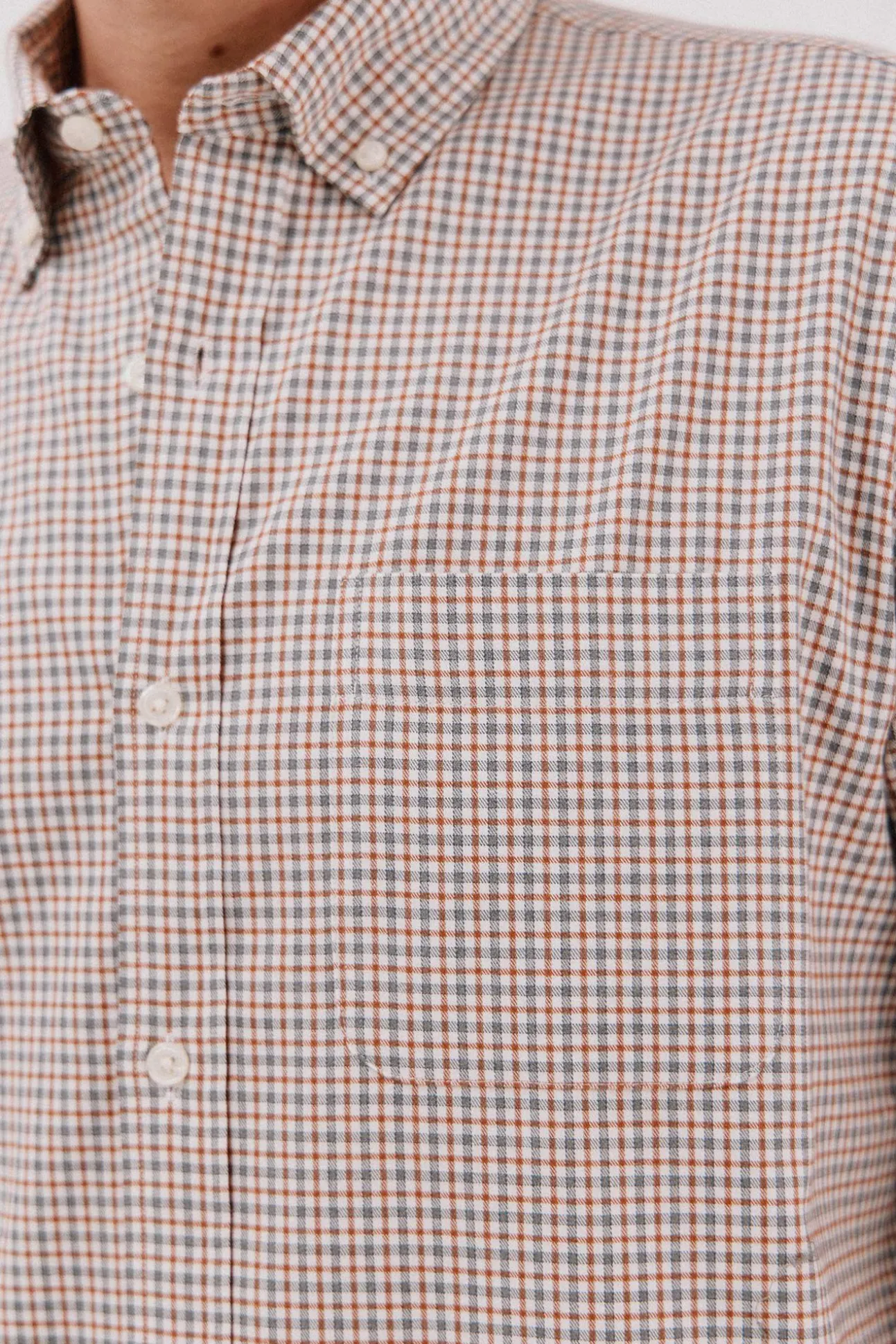 Camisa twill cuadros