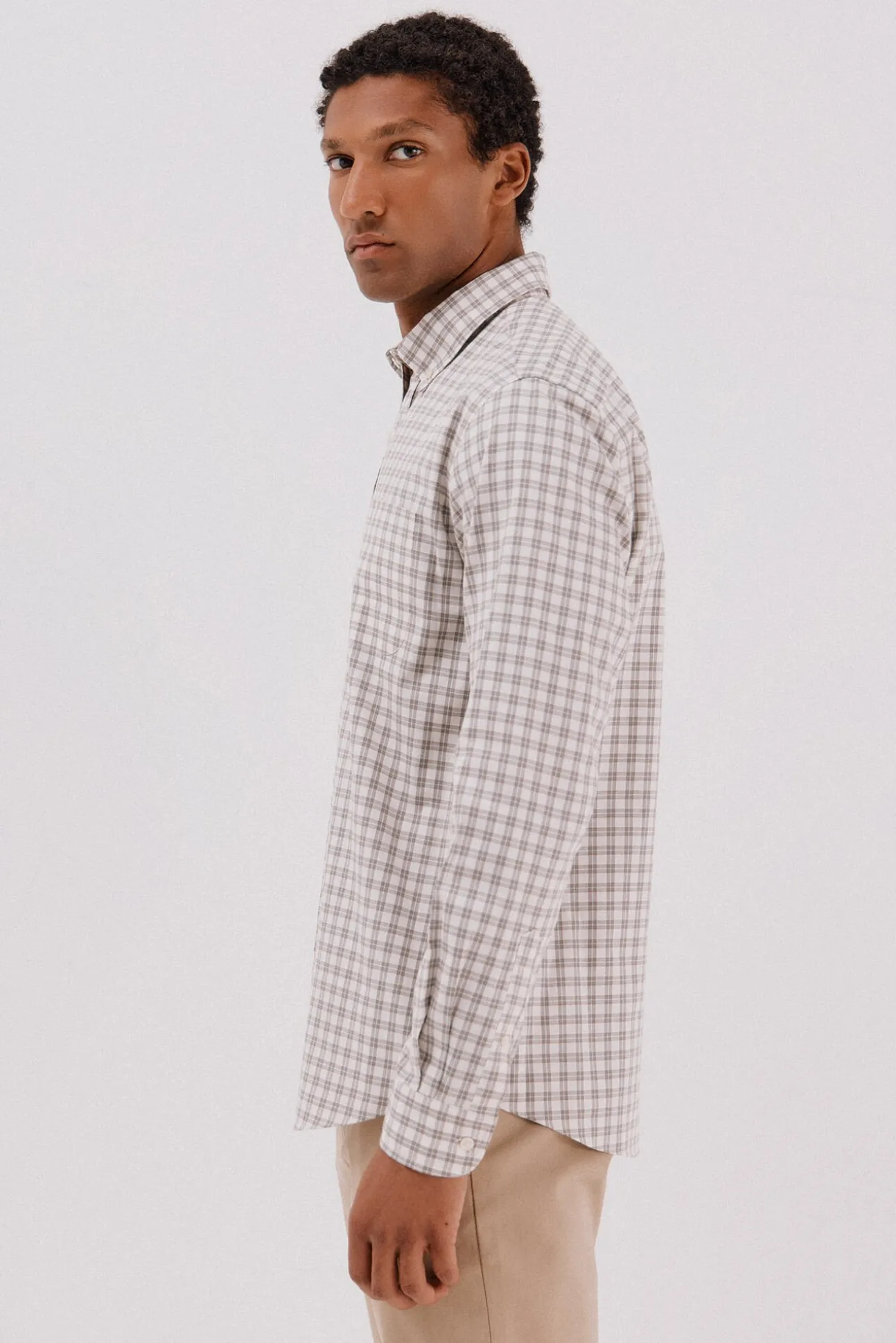 Camisa twill cuadros