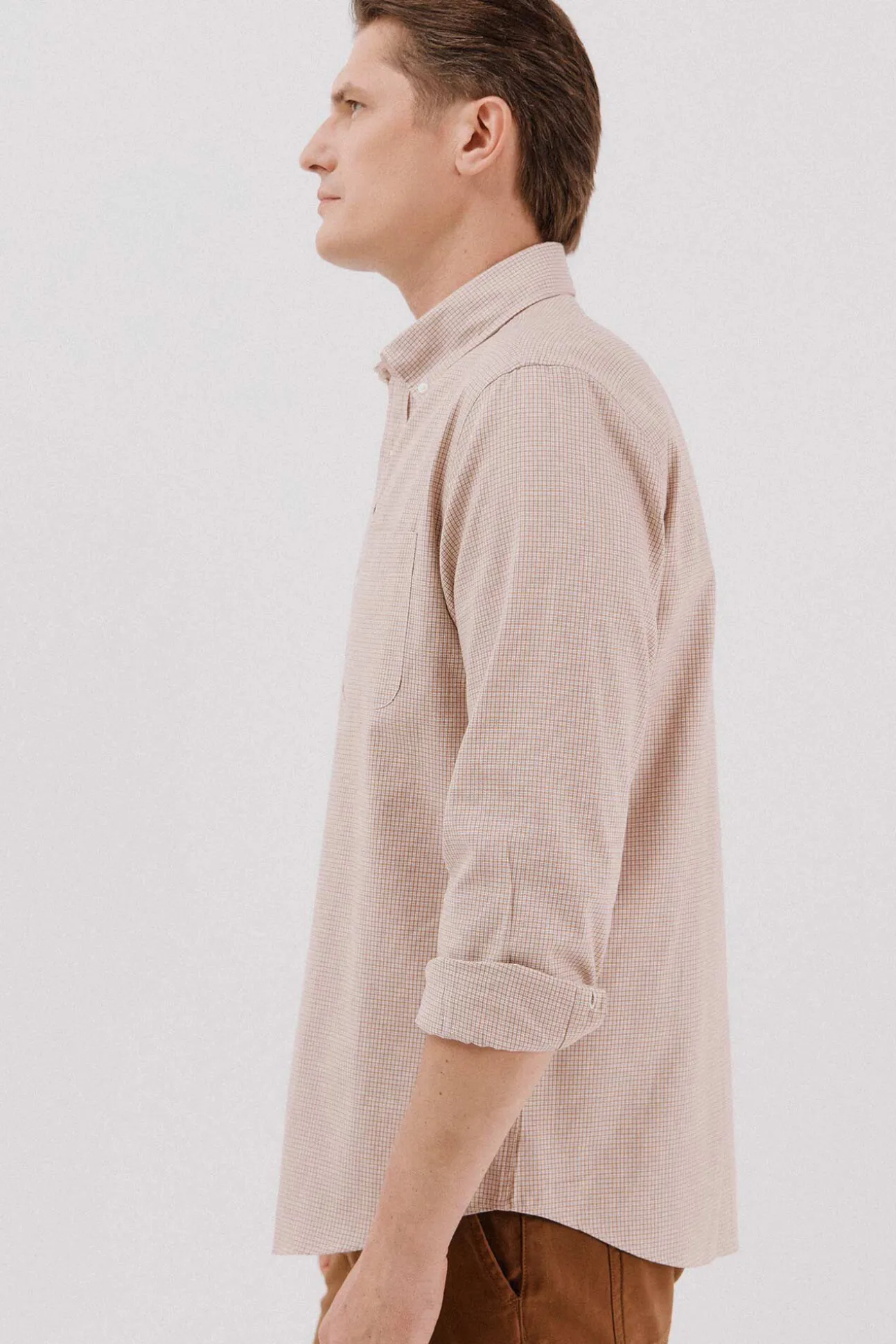 Camisa twill cuadros