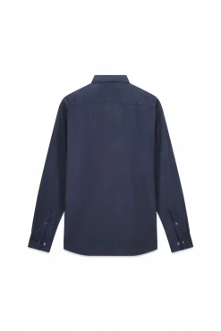 Camisa twill liso tencel algodón