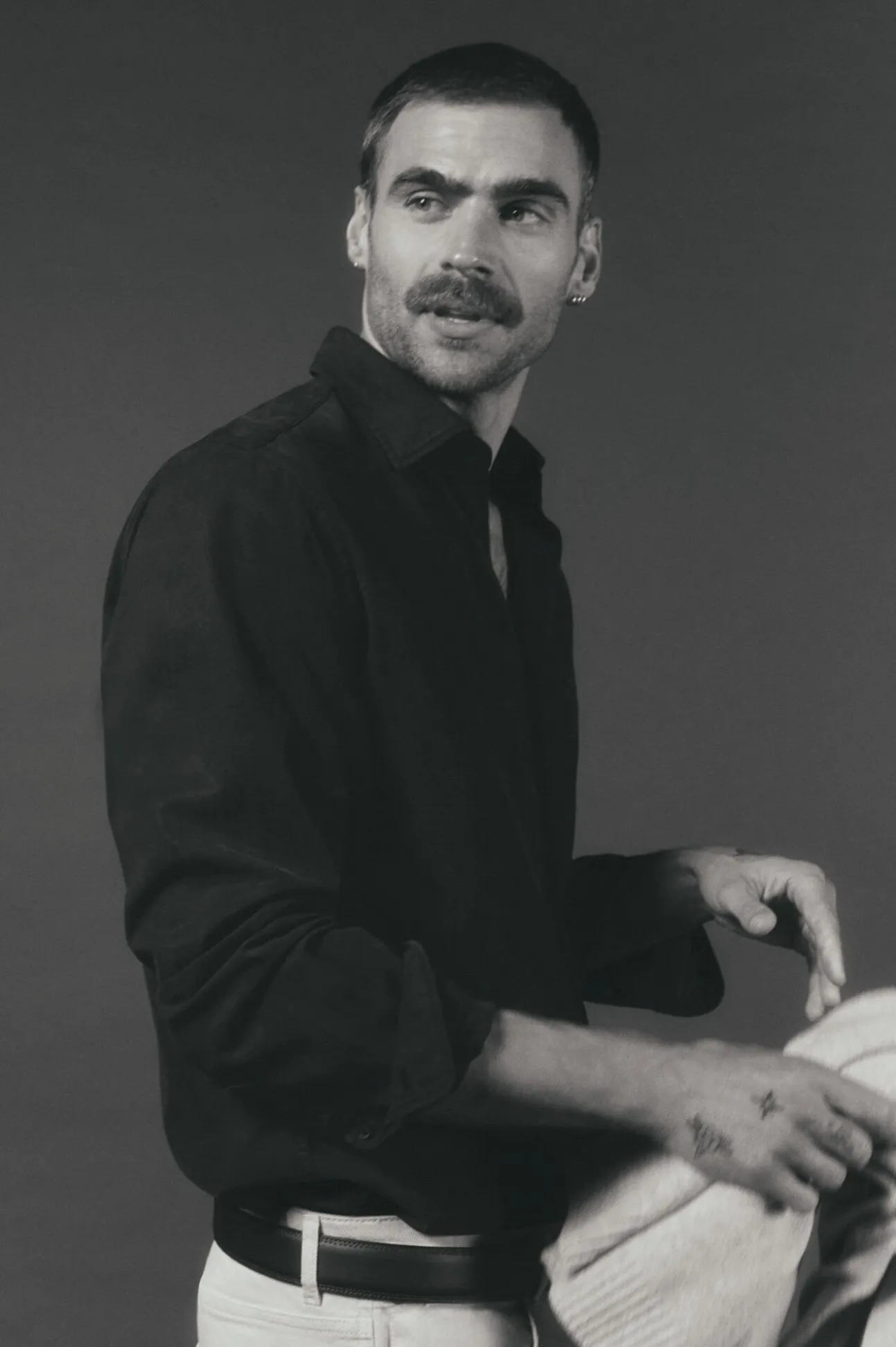 Camisa twill liso tencel algodón