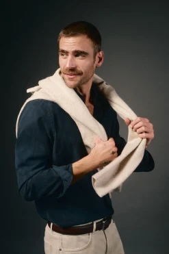 Camisa twill liso tencel algodón