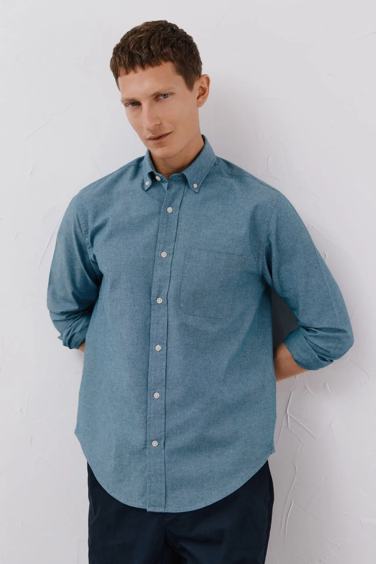 Camisa vaquera con bolsillo