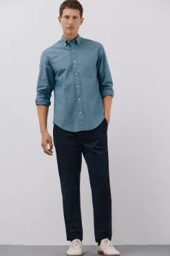 Camisa vaquera con bolsillo