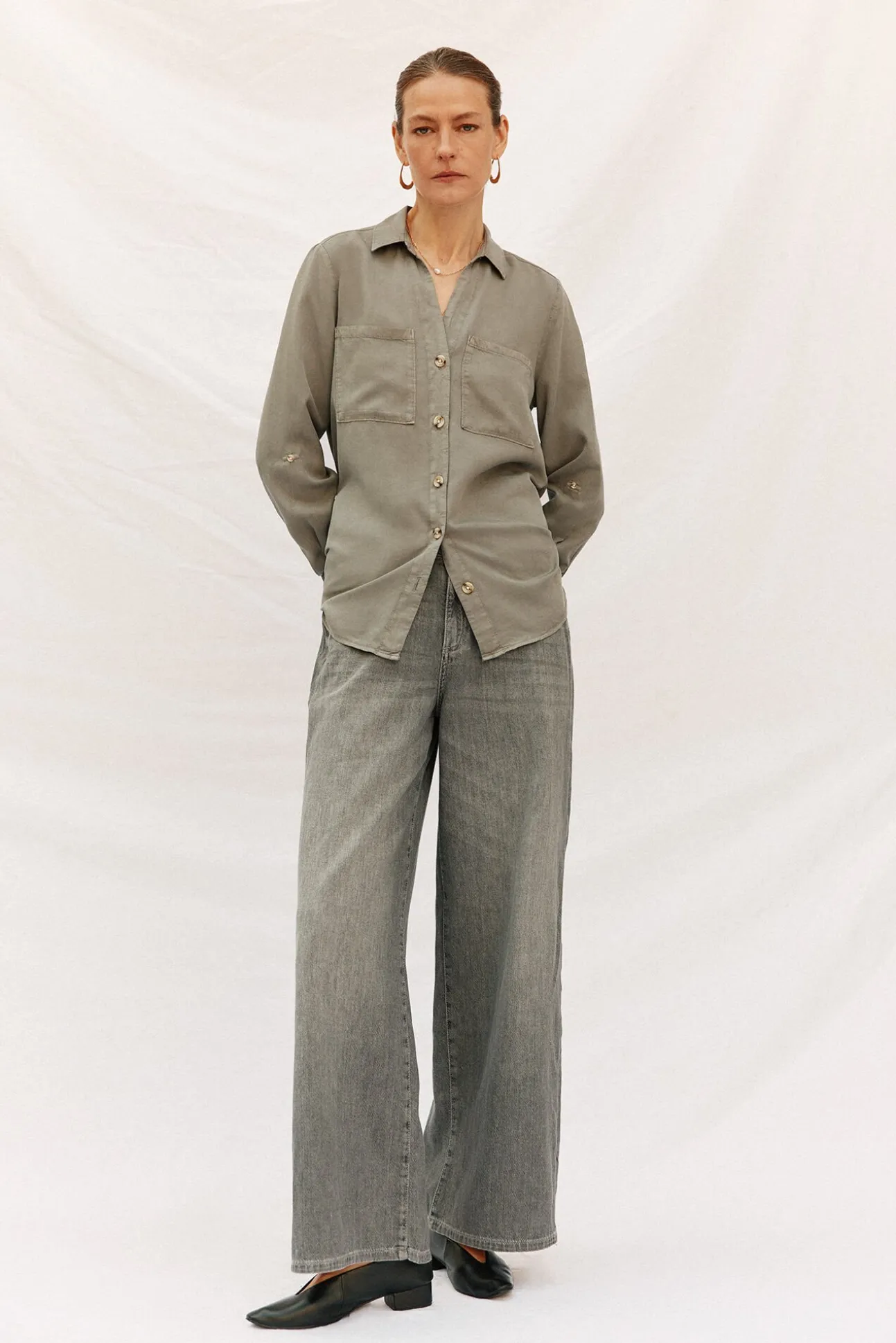 camisa vaquera tencel