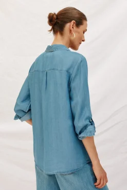 camisa vaquera tencel