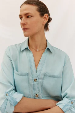 camisa vaquera tencel