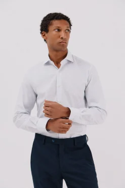 Camisa vestir cuadros fácil plancha